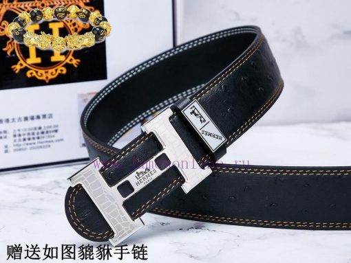 Belts from Herm è s Her...️The waist belt is made of 100% cowhide, ensuring that the genuine ohj2zalu - Image 7