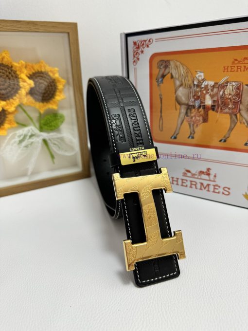 Hermes Hermès  Material: Leather Belt with 100% Head Layer. The leather belt is guaranteed t 68u7mqzt - Image 2