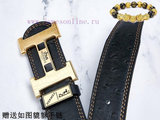 Belts from Herm è s Her...️The waist belt is made of 100% cowhide, ensuring that the genuine h9xy51yy - Image 9