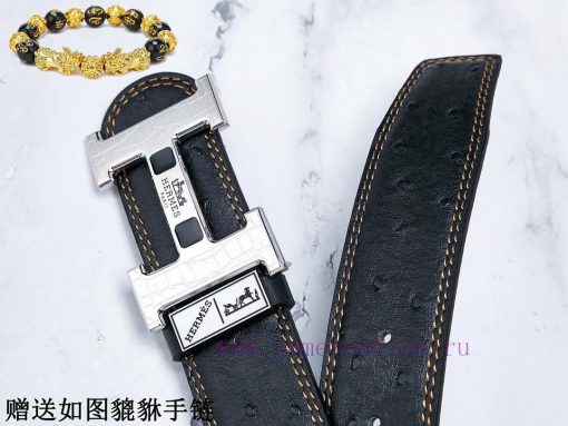 Belts from Herm è s Her...️The waist belt is made of 100% cowhide, ensuring that the genuine ohj2zalu - Image 10