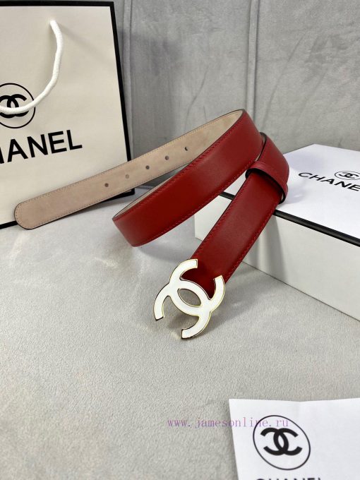 Width 3.0cm Chanel Women's Classic Belt and Strap New Smooth Inner Lining Matte Cowhide Silv a2xwalb1 - Image 10