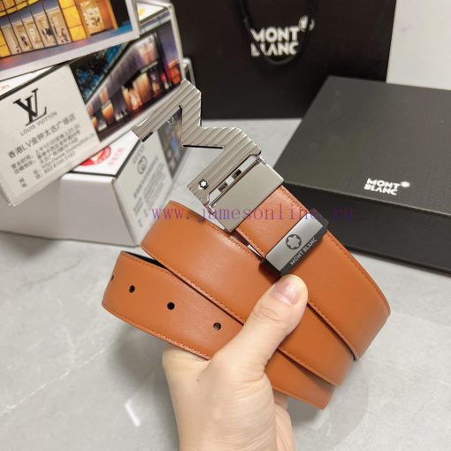 MontblancMaterial: Leather Belt with 100% Head Layer. The leather belt is guaranteed to be g 4xfmcbcb