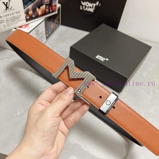 MontblancMaterial: Leather Belt with 100% Head Layer. The leather belt is guaranteed to be g 4xfmcbcb - Image 6