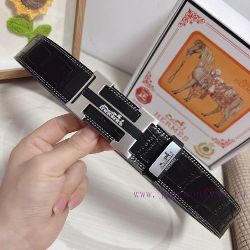 Hermes Hermès  Material: Leather Belt with 100% Head Layer. The leather belt is guaranteed t u53tvkca - Image 6