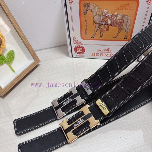 Hermes Hermès  Material: Leather Belt with 100% Head Layer. The leather belt is guaranteed t x2j96cfb - Image 10