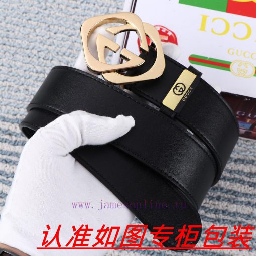 Men's belt Gucci Gucci️Men's leather belt is made of 100% head layer cowhide, ensuring that qqezyetx