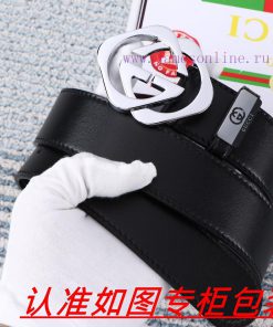 Men's belt Gucci Gucci️Men's leather belt is made of 100% head layer cowhide, ensuring that eaeatvvv
