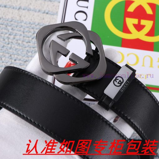 Men's belt Gucci Gucci️Men's leather belt is made of 100% head layer cowhide, ensuring that 92crncxe - Image 4