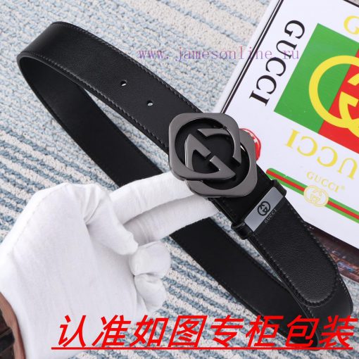 Men's belt Gucci Gucci️Men's leather belt is made of 100% head layer cowhide, ensuring that 92crncxe - Image 5