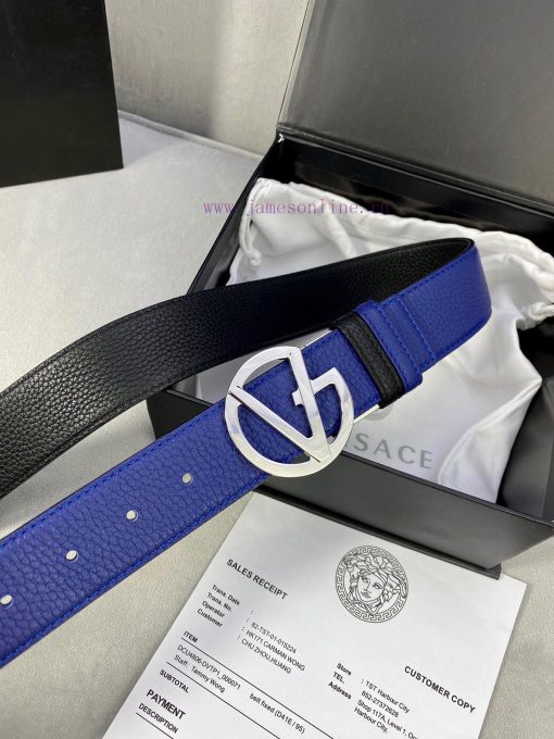 Width 4.0cm Versace This Versace is adorned with iconic gold/silver glitter Virtus accessori xatbzmkr - Image 5