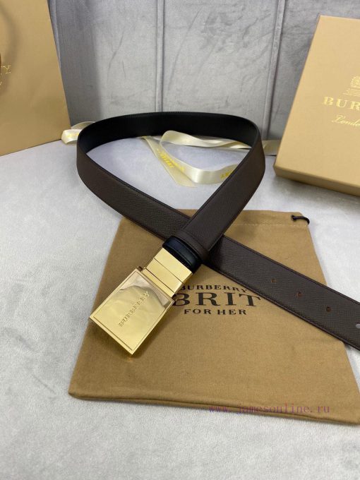 Width 3.5cm Burberry Palm Pattern Leather Bottom/Double Headed Calfskin with Gold/Silver/Alp 8bdmbpp9 - Image 3