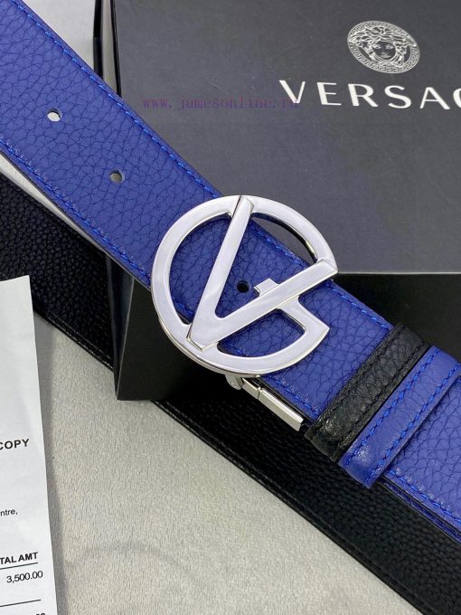 Width 4.0cm Versace This Versace is adorned with iconic gold/silver glitter Virtus accessori xatbzmkr - Image 8