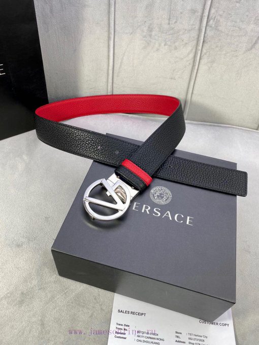 Width 4.0cm Versace This Versace is adorned with iconic gold/silver glitter Virtus accessori exi34947 - Image 7