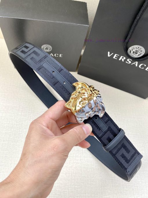 Width 3.8cm Versace This satin belt from Versace has a very casual style, adorned with the i 4jl0i0kt - Image 2