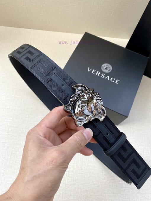 Width 3.8cm Versace This satin belt from Versace has a very casual style, adorned with the i isuz0ah5 - Image 2