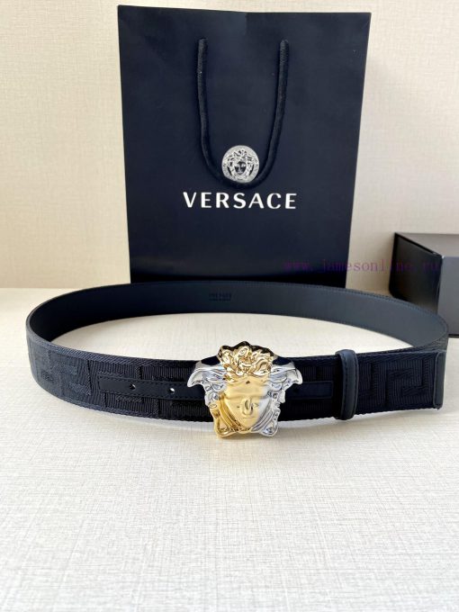 Width 3.8cm Versace This satin belt from Versace has a very casual style, adorned with the i 1qlgcbw8 - Image 4