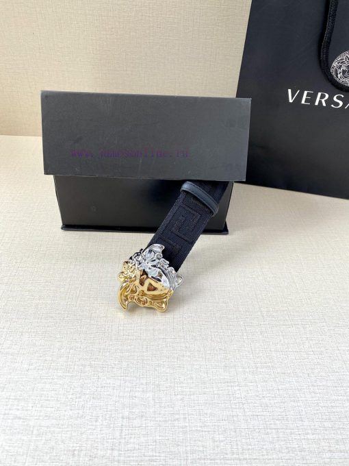 Width 3.8cm Versace This satin belt from Versace has a very casual style, adorned with the i 4jl0i0kt - Image 7