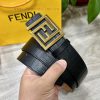 FENDL 38mm wide double-sided original calf leather with a single ruthenium palladium plated 5hex4aai