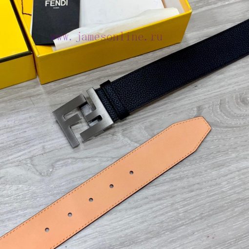 FENDI Men's Fashion Casual Belt Original Lychee Pattern Face+Top Matte Bottom Top Crafted, P qh8yvn1f - Image 4