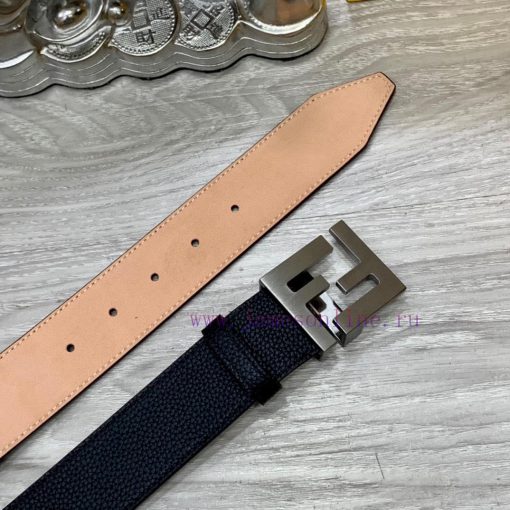 FENDI Men's Fashion Casual Belt Original Lychee Pattern Face+Top Matte Bottom Top Crafted, P qh8yvn1f - Image 9