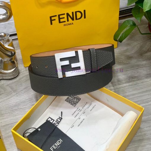 FENDI Men's Fashion Casual Belt Original Lychee Pattern Face+Top Matte Bottom Top Crafted, P icsxorhq - Image 6