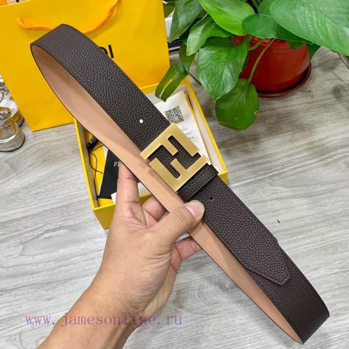 FENDI Men's Fashion Casual Belt Original Lychee Pattern Face+Top Matte Bottom Top Crafted, P 9coiamog - Image 8