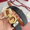 Ferragamo Ferrgamo ️ Belt and beltBuckle, original new pattern buckle, photographed in real 9ahieq2i