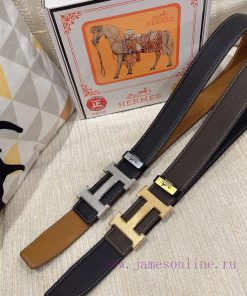 Hermes Hermès Material: Leather Belt with 100% Head Layer. The leather belt is guaranteed to sg4x8313