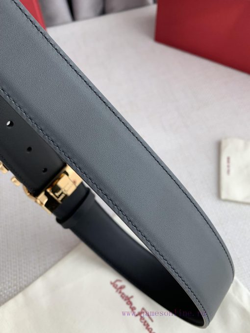 Ferragamo Ferrgamo️Buckle, original classic buckle, photographed in real life, top layer cow ksg126yn - Image 6