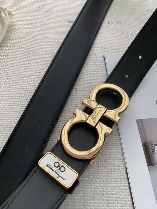 Ferragamo Ferrgamo️Buckle, original classic buckle, photographed in real life, top layer cow ksg126yn - Image 7