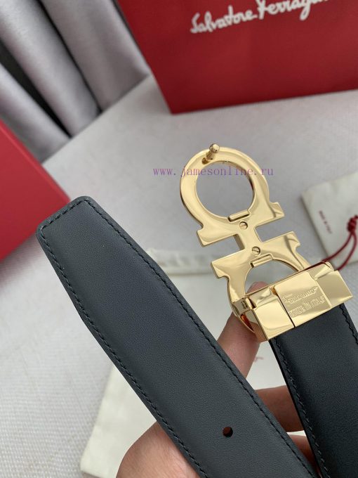 Ferragamo Ferrgamo️Buckle, original classic buckle, photographed in real life, top layer cow ksg126yn - Image 9