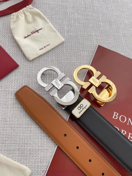 Ferragamo Ferrgamo ️ Belt and beltBuckle, original new pattern buckle, photographed in real t3kw44nk - Image 10