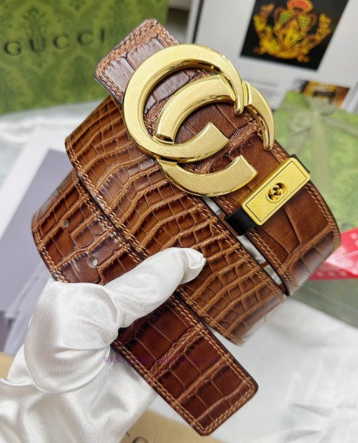 Belt Gucci Gucci Top Remakes-Gucci belt 100% top layer cowhide, ensuring genuine leather car f11372cs - Image 3