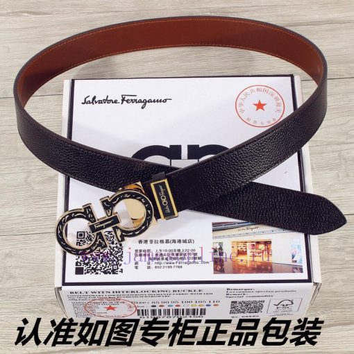 Ferragamo ️Comes with a punch as a giftThe material is 100% imported original factory cowhid go9czyzd - Image 7