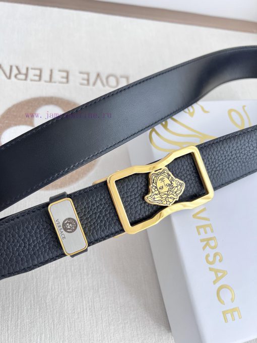 Versace Versace. ️ Belt and belt automatic beltAutomatic belt, classic head buckle made of p 7euedinv - Image 5