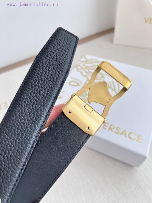 Versace Versace. ️ Belt and belt automatic beltAutomatic belt, classic head buckle made of p 7euedinv - Image 6
