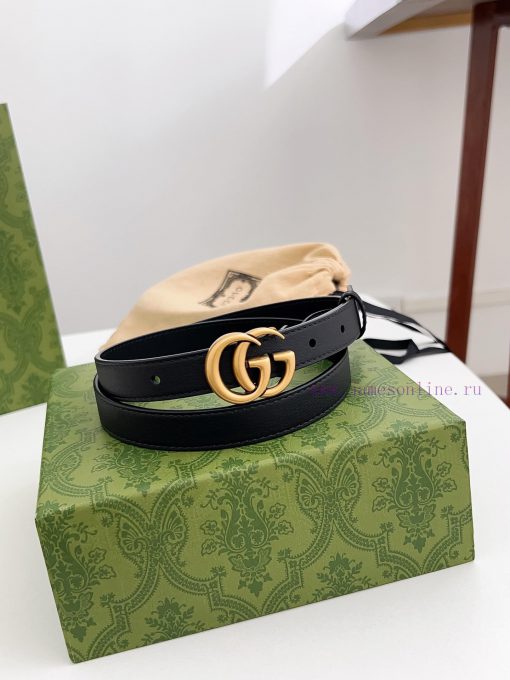Gucci. GucciComplete set of classic waist belts with double-sided top layer cowhide and vacu zx6gg67i - Image 2