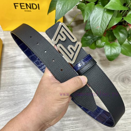 FENDL 40MM wide double-sided original calf leather with a single ruthenium palladium plated afposg2i - Image 3