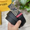 FENDL 40MM wide double-sided original calf leather with a single ruthenium palladium plated mag8jdjf