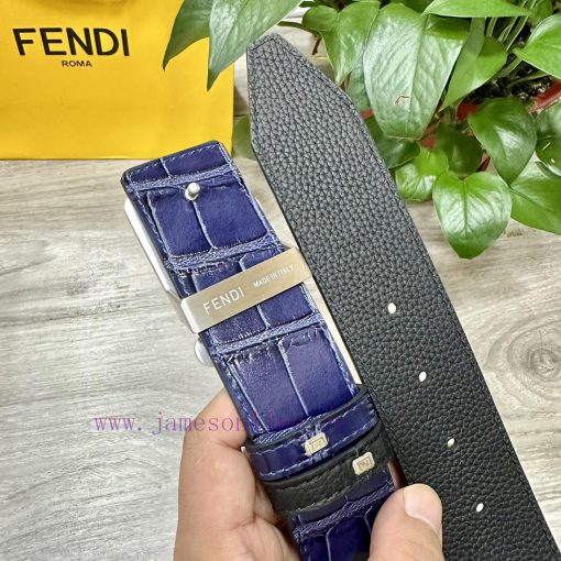 FENDL 40MM wide double-sided original calf leather with a single ruthenium palladium plated afposg2i - Image 6