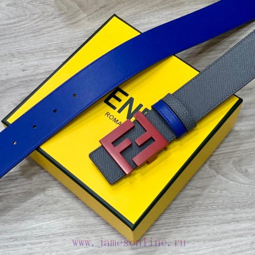 FENDL 40MM wide double-sided original calf leather with a single ruthenium palladium plated vj42acza - Image 3