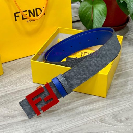 FENDL 40MM wide double-sided original calf leather with a single ruthenium palladium plated vj42acza - Image 6