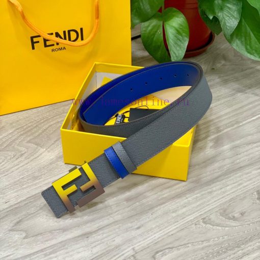 FENDL 40MM wide double-sided original calf leather with a single ruthenium palladium plated 49gch2ka - Image 5