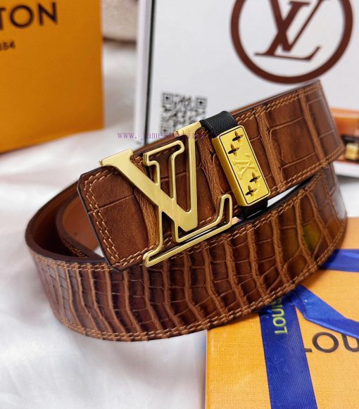 Belt LV Louis ReproductionThe waistband is made of 100% cowhide, ensuring a three-dimensiona ch1pqlp1 - Image 4