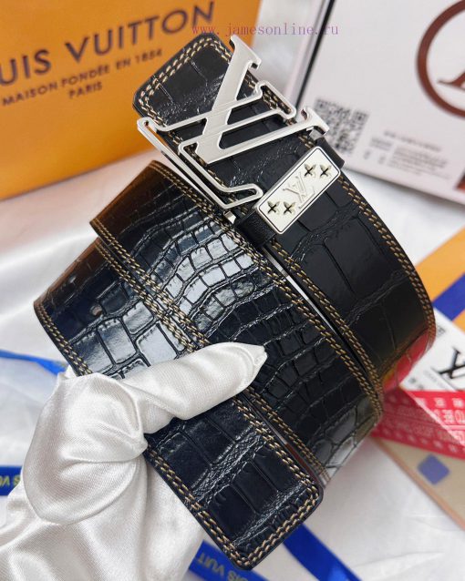 Belt LV Louis ReproductionThe waistband is made of 100% cowhide, ensuring a three-dimensiona 1adin9zz - Image 3