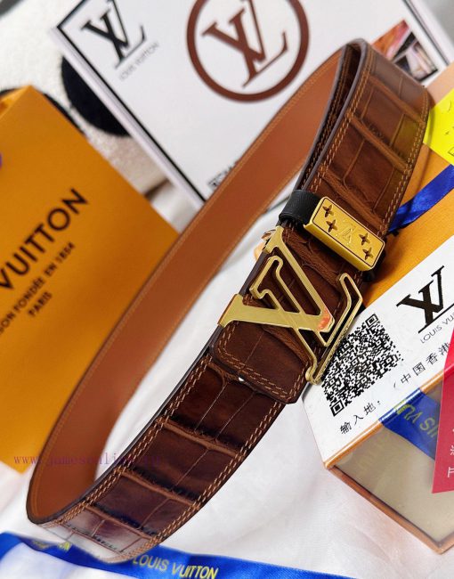 Belt LV Louis ReproductionThe waistband is made of 100% cowhide, ensuring a three-dimensiona gvvw7fz8 - Image 10