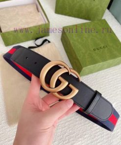 Comes with a complete gift boxGUCCIGucci belt red and green fabric series, a timeless classi er18oo3i
