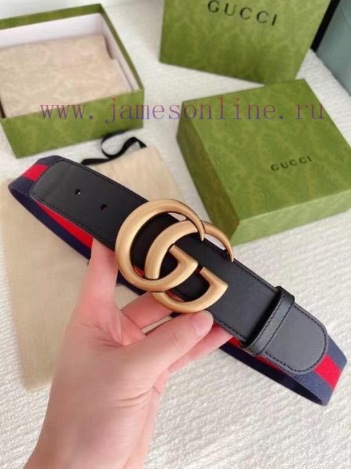 Comes with a complete gift boxGUCCIGucci belt red and green fabric series, a timeless classi er18oo3i