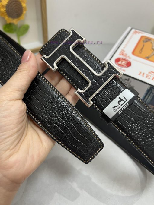 Hermes Hermès  Material: Leather Belt with 100% Head Layer. The leather belt is guaranteed t v1ygxxr9 - Image 4