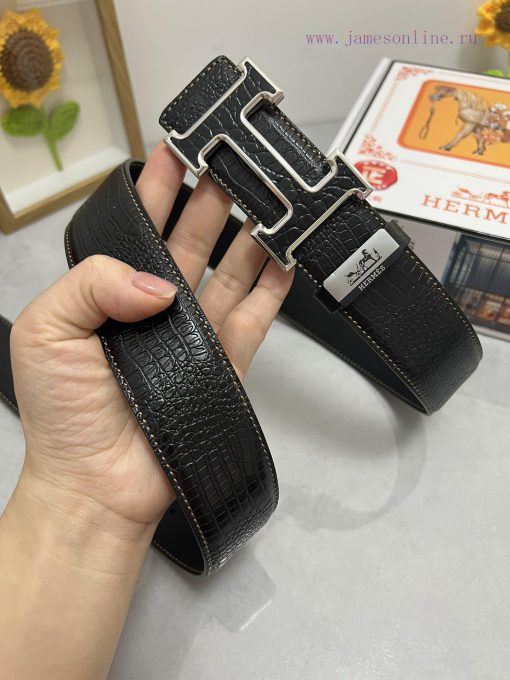 Hermes Hermès  Material: Leather Belt with 100% Head Layer. The leather belt is guaranteed t v1ygxxr9 - Image 5